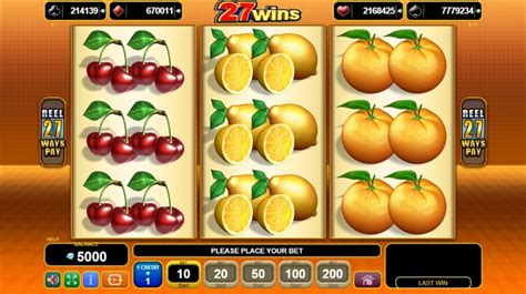 27 Wins играть бесплатно. Демо.